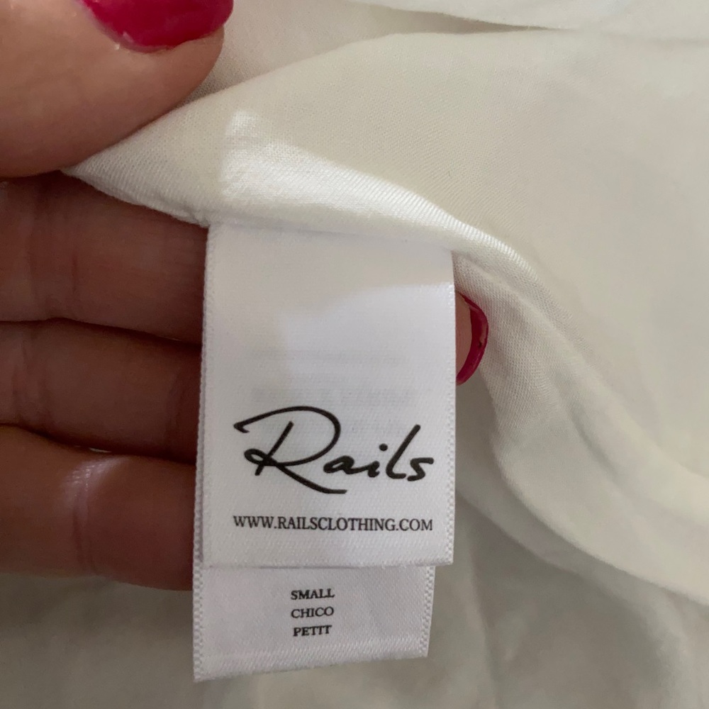 NWT Linen Blend Brigitte Dress By Rails- size small - Picture 12 of 13